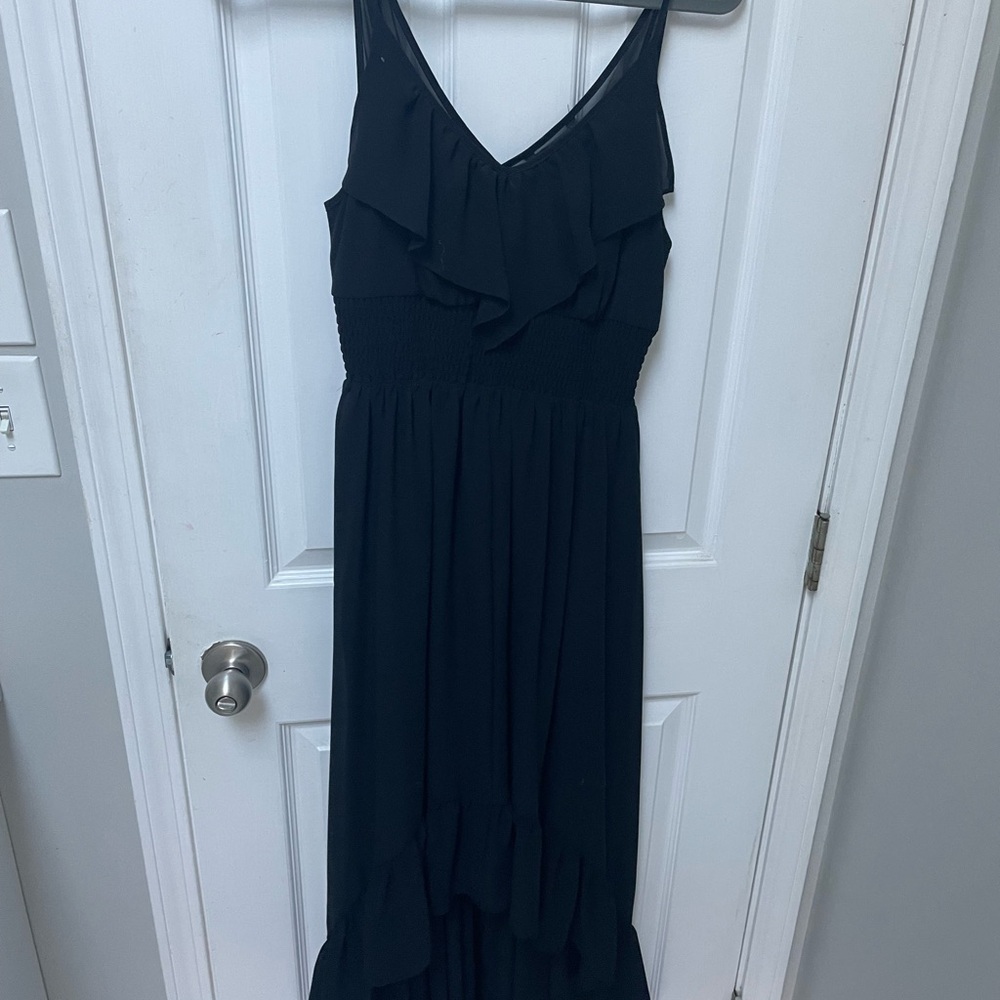 Guess Black High Low Dress